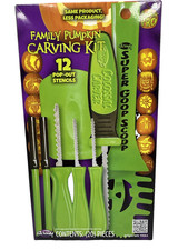 Pumpkin Pro 20pc Family Pumpkin Carving Kit with Stencils/Carvers/Scoops -1 Box