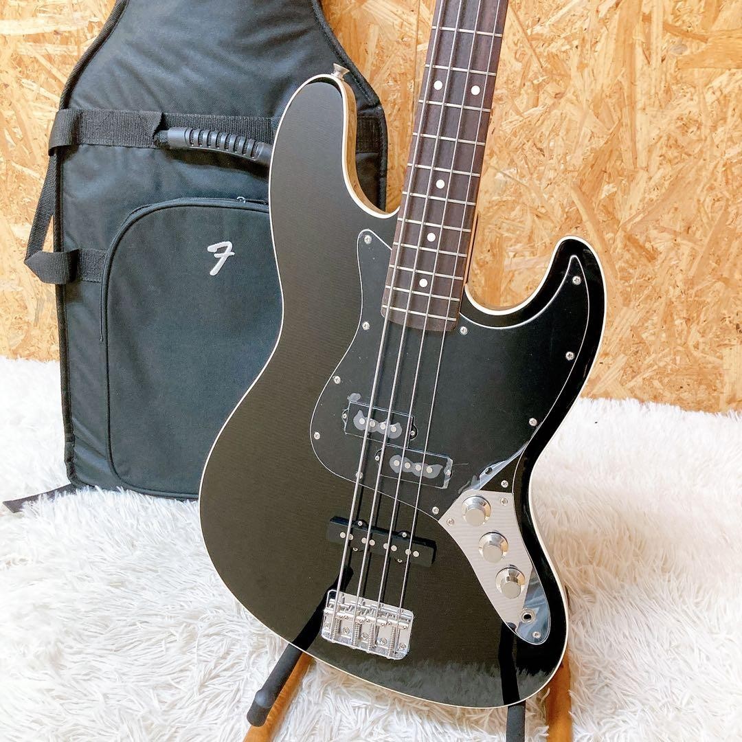 Fender Japan Aerodyne Jazz Bass Black 4.1kg Electric Bass Guitar