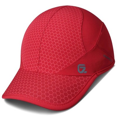 Quick Dry Lightweight Waterproof Running Hat for Men and Women Rose Red