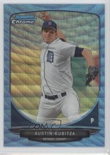 2013 Bowman Draft Picks Chrome Blue Wave Refractor Austin Kubitza #BDPP53 1m0