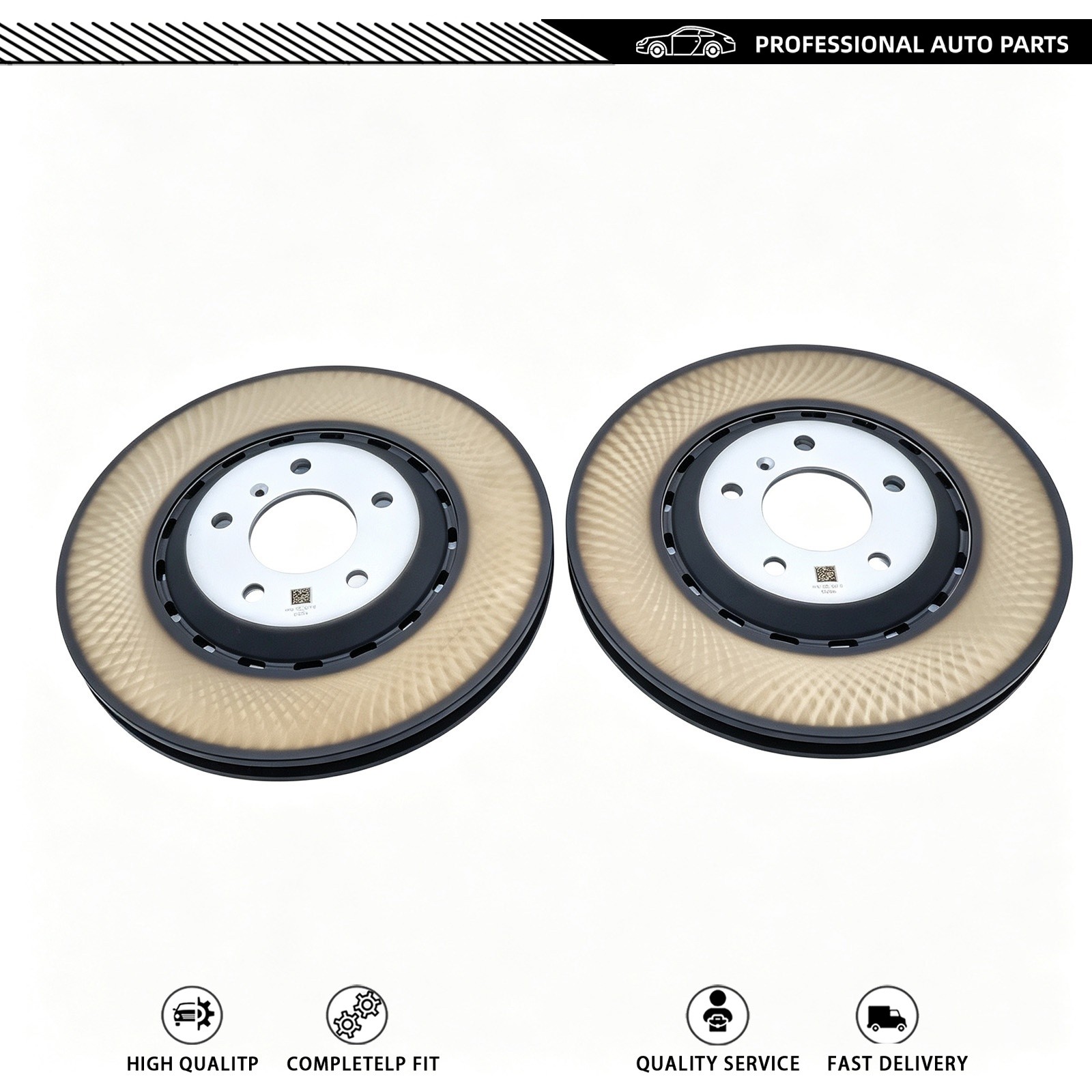 Bentley Bentayga Speed 2016-2025 Rear Right Brake discs Pair