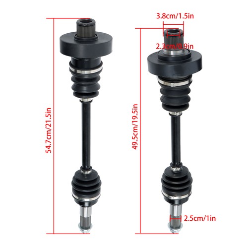 For Yamaha Grizzly 660 5KM-2530U-13-00 Rear Left and Right CV Axles Drive Shaft