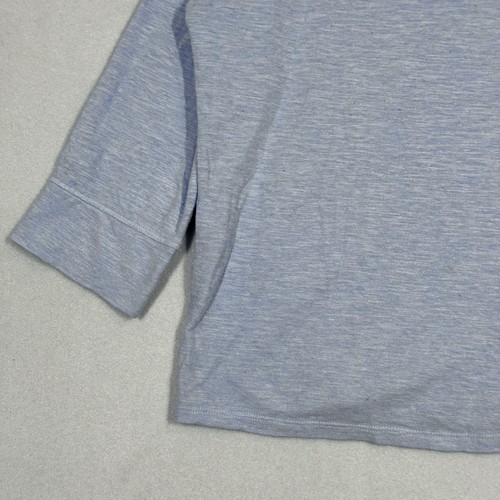 Eileen Fisher Top Womens Small Organic Cotton Hemp Oversized Boxy Tee Light Blue - Picture 8 of 12