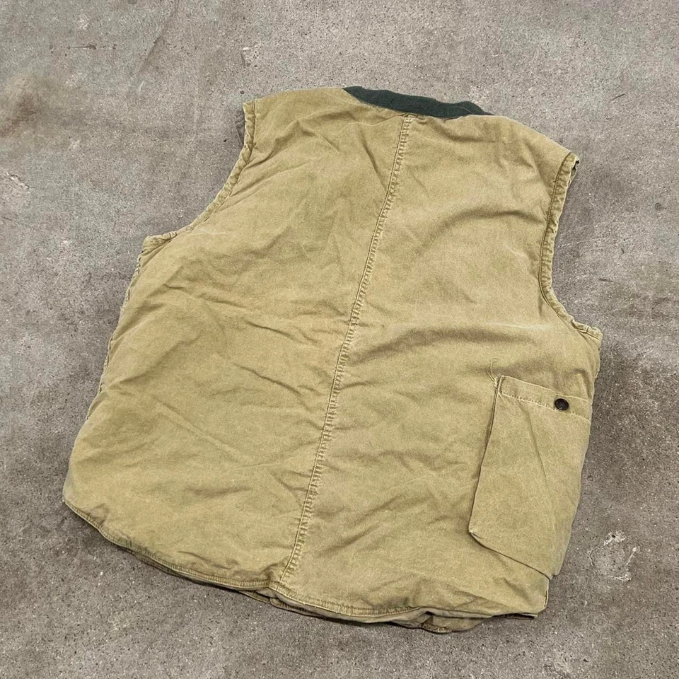 Vintage 80s 90s retro military Avirex flight vest size L Made In Usa - Image 3 of 4