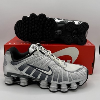 Nike Shox TL Metallic Silver White PRINT Sneakers Retro OG IH4466