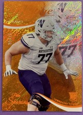 Peter Skoronski Xtra Points 2023 Prestige Premium Orange /50 Tennessee Titans