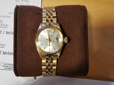 Rolex Datejust Ref. 6517 Damenuhr 750 Gold