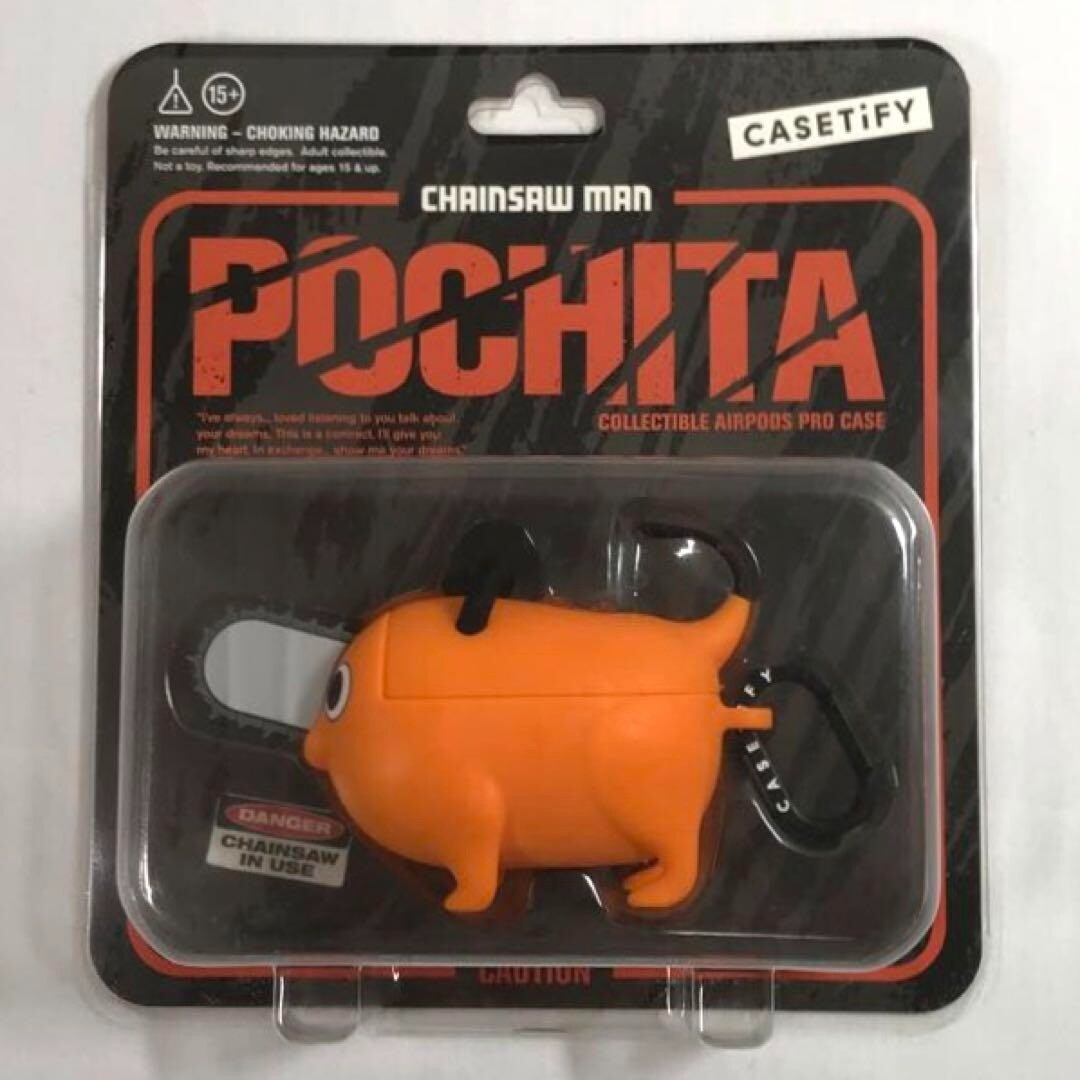 Chainsaw Man Pochita Orange AirPods Pro Case by CASETiFY-image