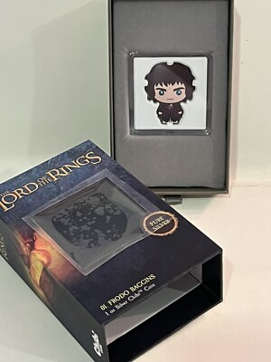 2021 1oz .999 FINE SILVER COLORIZED PROOF COIN. LORD OF THE RINGS. FRODO BAGGINS
