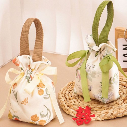 Drawstring Candy Storage Bags Wedding Gifts Packing Bags Portable Candy Box