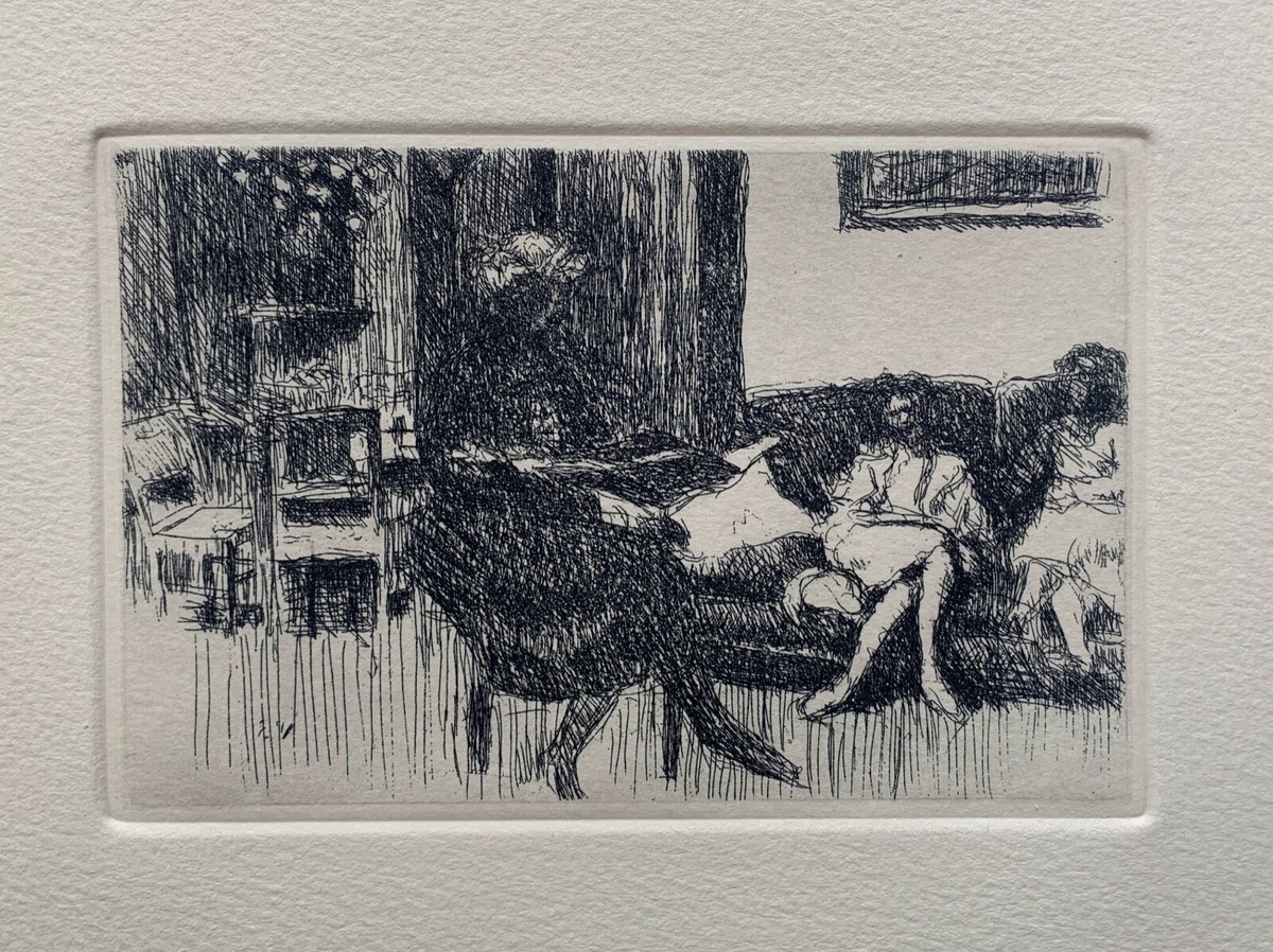 EDOUARD VUILLARD Interieur au Canape ou Soir Etching Art | eBay UK