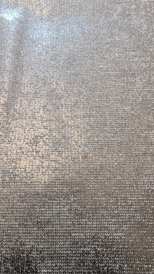 Tela tejida Ponte aspecto cuero negro moteado 62" W - 2 yardas+ Foto 3 de 4