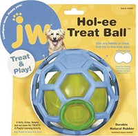 Jw Pet Hol-ee Treat Ball Dog Toy Blue Jw Pet Hol-ee Treat Ball Dog Toy Blue