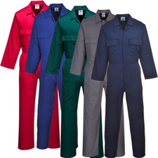 Portwest S999 Euro Work Coverall Boiler Suit XS-6XL | 5 COLOURS | REG & TALL LEG