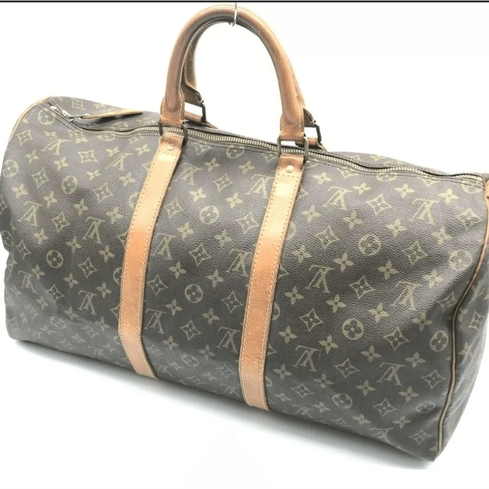 正品路易威登老花 Keepall 45 M41426 波士顿包 NS040650 — 第 3/4 张图片