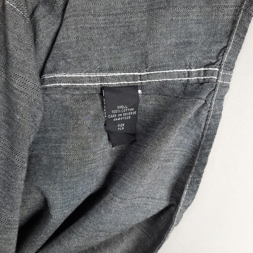 Ocean Current OC Button Front Western Shirt Mens XL Gray Long Sleeve Pockets - Picture 10 of 10