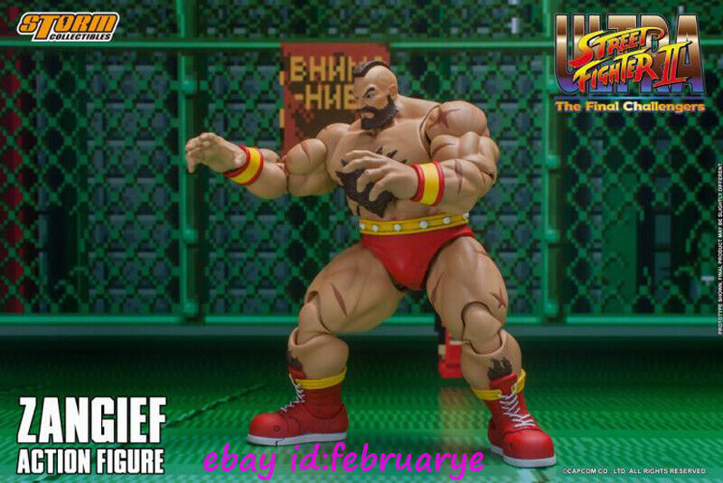 Ultra Street Fighter II Zangief 1:12 Action Figure - 2021 Event Exclusive