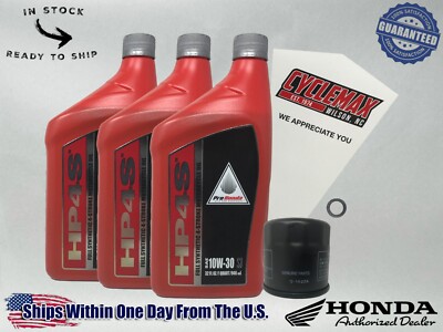 Cyclemax Full Synthetic Oil Change Kit fits 2013-2018 Honda CB500F