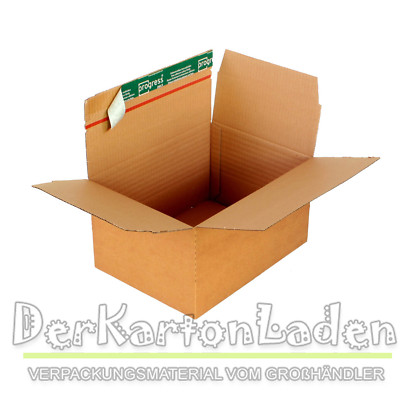 200 Fix-Aufrichtekartons DIN A4 305 x 230 x 70-160 mm Kartons verstellbare Höhe
