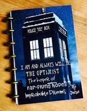 Dr Who Inspired Front/Back Cover Set for use with MINI Happy Planner