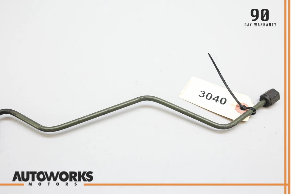 92-96 Jaguar XJS 3 Series Rear Right Side Brake Caliper Hard Hose Line OEM - Image 3 of 4