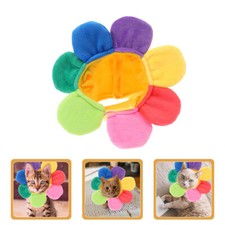 Dog Sun Flower Costume Hats Cat Birthday Fancy Headwear Warm