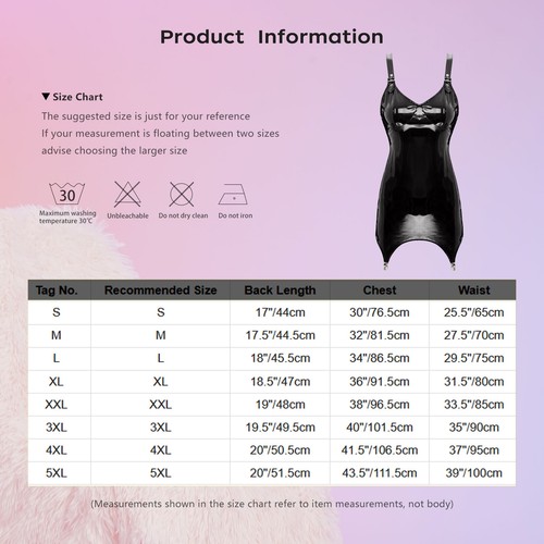 Vestido ceñido al cuerpo de charol de látex para mujer aspecto húmedo PVC club nocturno liguero - Imagen 15 de 75