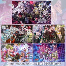 Yu-Gi-Oh! Playmat M∀LICE P White Rabbit Maliss Hearts Crypter TCG Card Game Mat