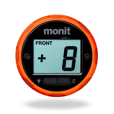 Monit Brake Bias Adjuster Dial Race / Rally - Orange - Bulkhead Mount