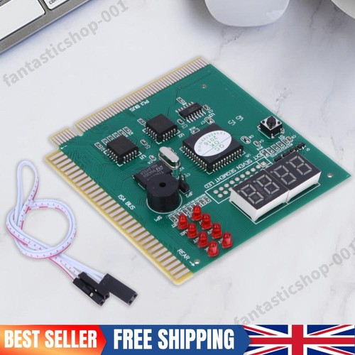 4 Digit LCD Display Computer Mother Board Debug Post Card Motherboard Tester