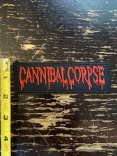 Cannibal Corpse (Embroidered Iron on patch) Rock/Punk/Metal/Music/Art