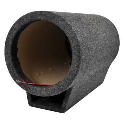 NEW 8'' Subwoofer Bass Tube Cabinet Box Ported Speaker Enclosure 7.5'' cutout seat