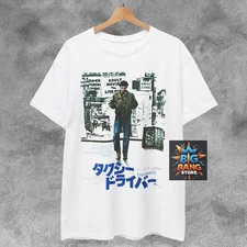 Japanese Taxi Driver T-Shirt Cult Movie Film Poster Top Tee Vintage Unisex Tee