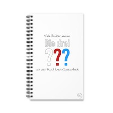 Notizbuch A5: ...Sch ler kennen Die 3   nur vom Rand ihrer Klassenarbeit