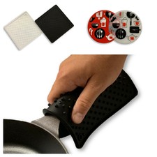 2 Pack Premium Silicone Trivet Mats Hot Pads Heatproof Mat Pot Holder Jar Opener