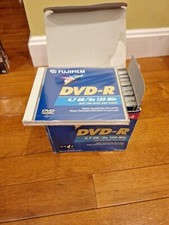 NEW Fujifilm DVD-R Video Recordable Disks 9-Pack 4.7 GB Open Box