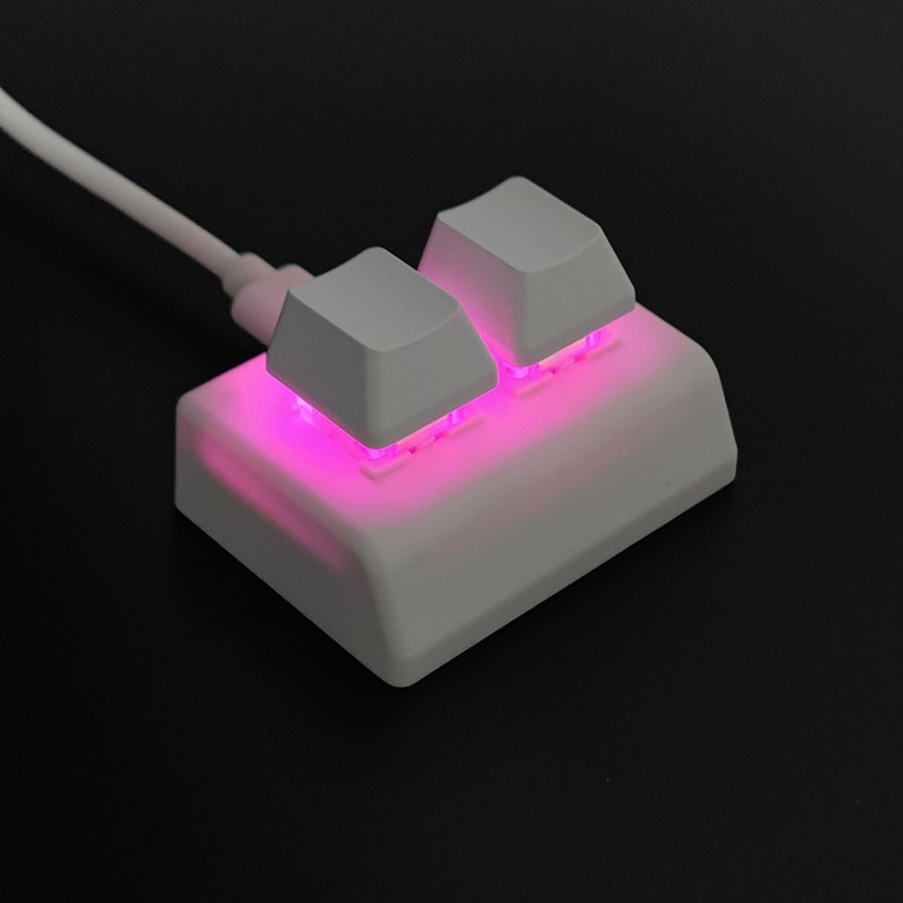 Custom 2-Key Mechanical Keypad for Multi-Key Copy Paste Operations