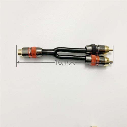 15cm RCA PHONO Y SPLITTER CABLE ADAPTER 1 Female to 2 x Male 1 Male to 2 Female - Picture 8 of 21