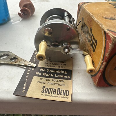 VINTAGE SOUTH BEND No 300 Model D Anti Backlash BAIT CASTING 