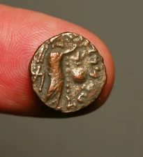 K19-08   KUSHAN,   Vima Takto ("Soter Megas"). Circa AD 80-100.   Billon Drachm