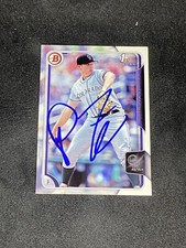 Parker French 2015 Bowman Draft 1st #19 Colorado Rockies Autographed Signed Card