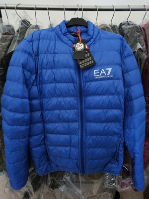 Emporio Armani EA7 Giorgio Giubbino 100 grammi colore AZZURRO stupendo  taglia L | eBay