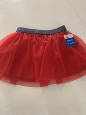 NWT Way To Celebrate Baby Girl Start Tutu Skirt Sz 2T Red Navy Patriotic 4th of