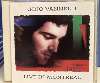 GINO VANNELLI CD Live in Montreal 1991