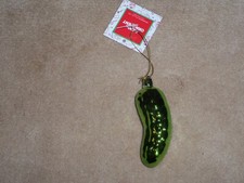 NEW, PICKLE CHRISTMAS ORNAMENT