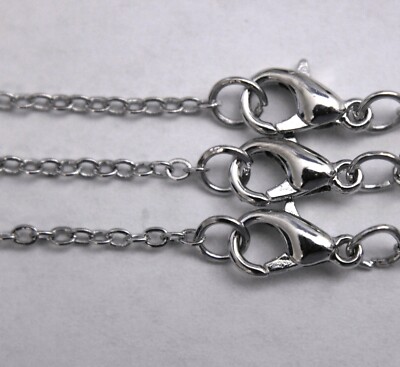 Flat Cable Link Chain Antique Silver Fine Gauge 2 MM Wholesale Lots