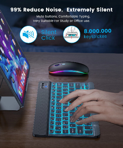 Backlight Bluetooth Keyboard Mouse Windows For keyboard - Picture 3 of 41