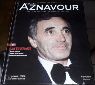 CHARLES AZNAVOUR BUCH MIT CD EIN LIEBESLEBEN INKLUSIVE DUO MIREILLE MATHIEU