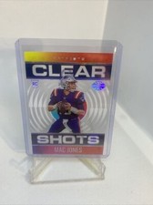 2021 Illusions Mac Jones RC Clear Shots Sapphire Blue #CS-20 Patriots Rookie 