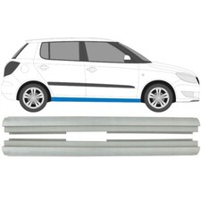 Für Skoda Fabia 2 2007-2015 4/5 Tür Schweller Reparaturblech / Paar